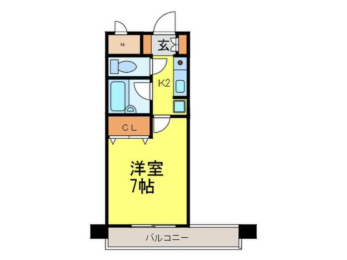 ステイタスマンション大橋(204)の物件間取画像