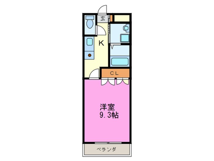ボンヌールコートKの物件間取画像