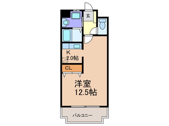 リバーシャトー空港の物件間取画像