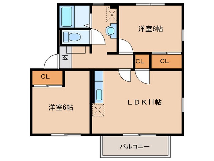 Ｍ＆Ｍの物件間取画像