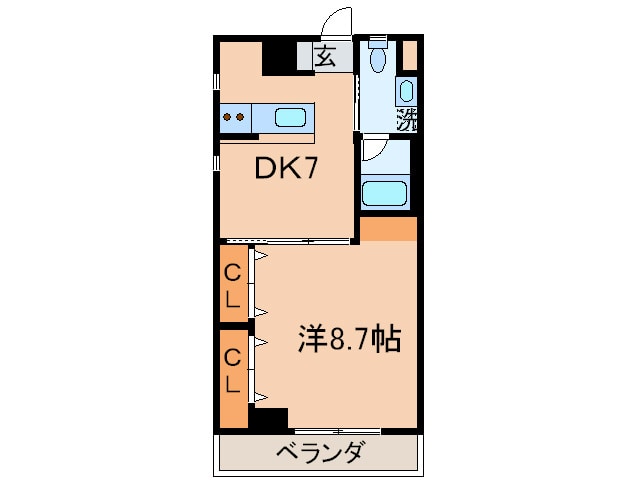 ＣＵＲＲＥＮＴ Ⅱの物件間取画像