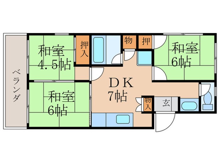 物件間取画像