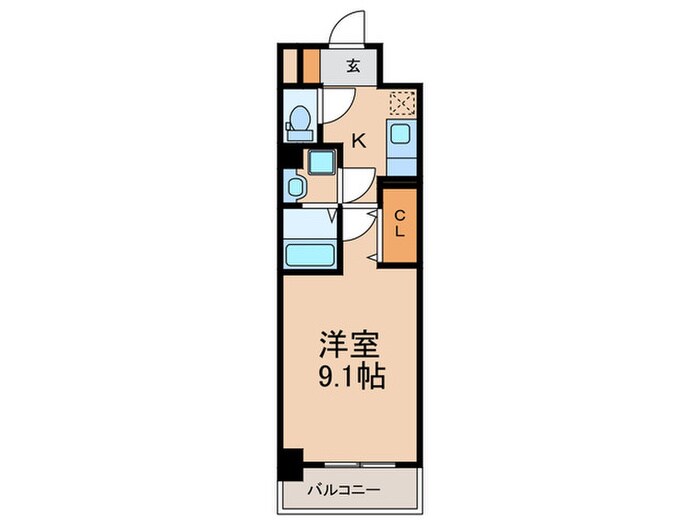 ＦＬレジデンス１の物件間取画像