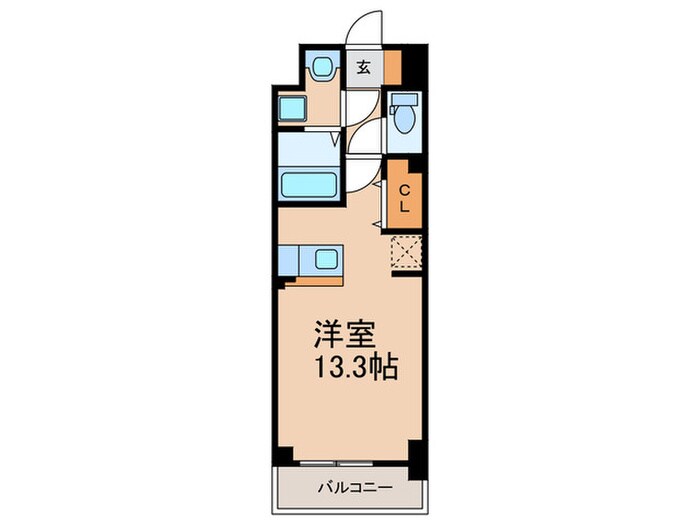 ＦＬレジデンス１の物件間取画像