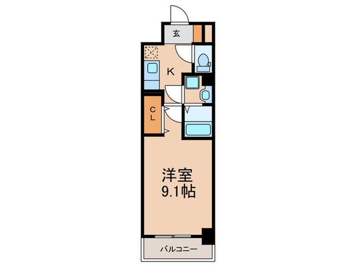 ＦＬレジデンス１の物件間取画像