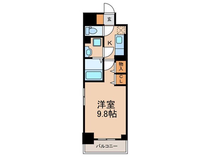 ＦＬレジデンス１の物件間取画像