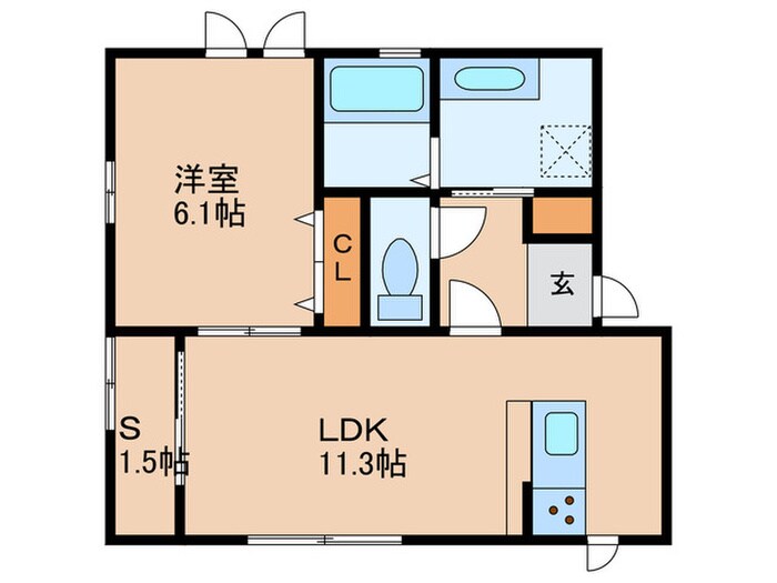 シャンスＴの物件間取画像