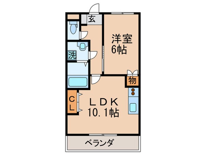 ベティプレイスの物件間取画像