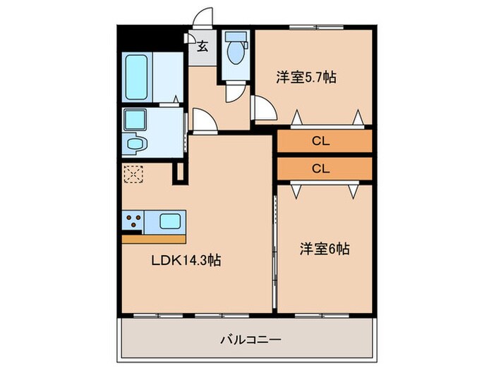 ENSTEPNo.18香椎の物件間取画像