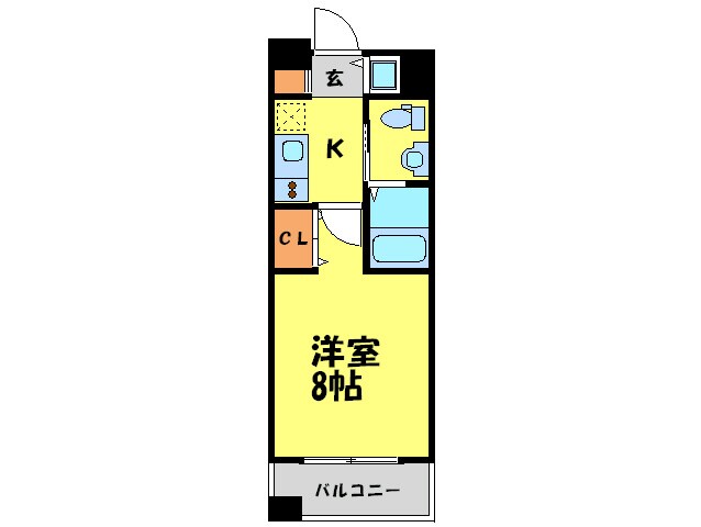 Ｓ-ＦＯＲＴ福岡県庁前の物件間取画像