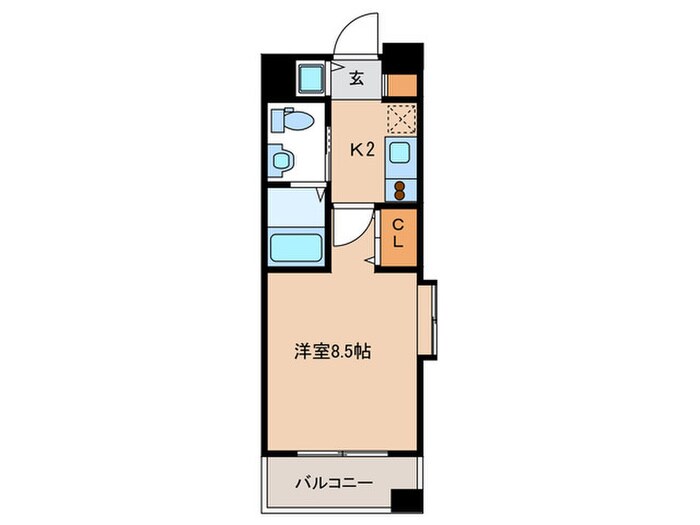 Ｓ-ＦＯＲＴ福岡県庁前の物件間取画像