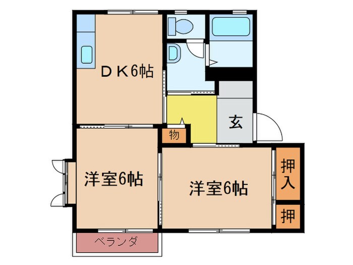 ディアス新宮の物件間取画像