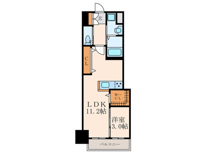スマート大手町の物件間取画像
