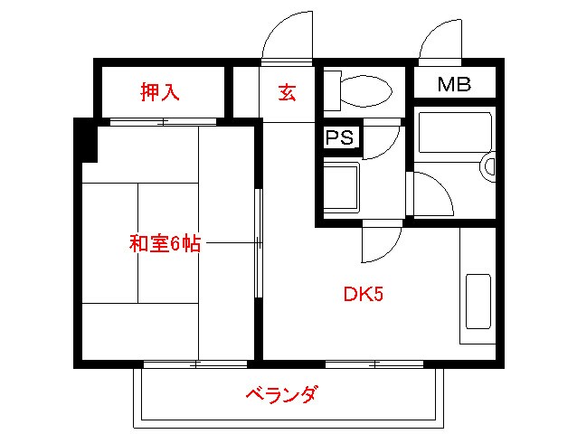 石井ビルの物件間取画像