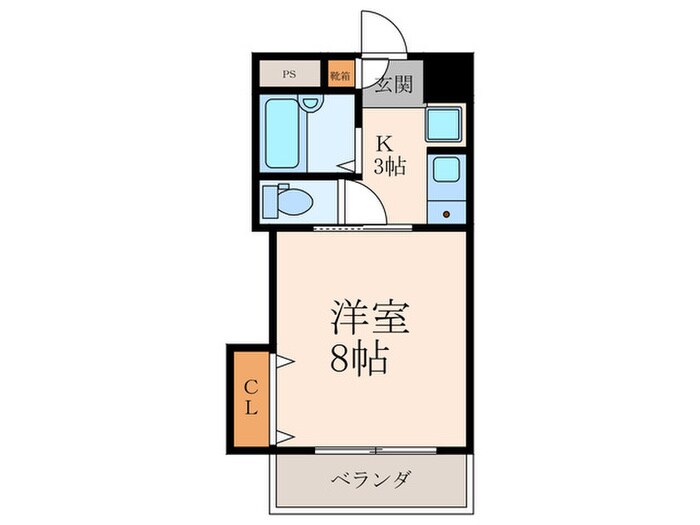 サンライズ徳力の物件間取画像