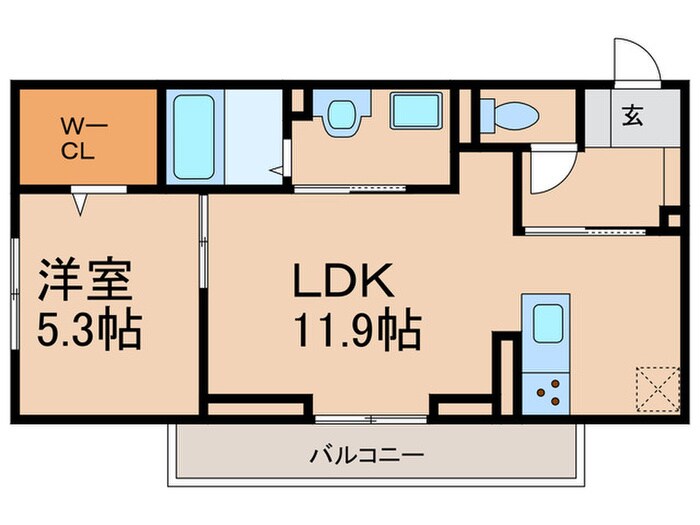 ロイヤルタウン田代本町の物件間取画像