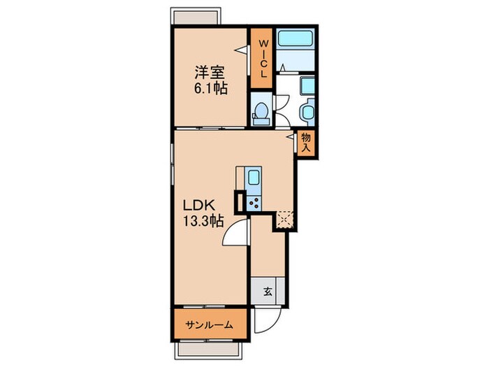 さくらヒルズＦの物件間取画像