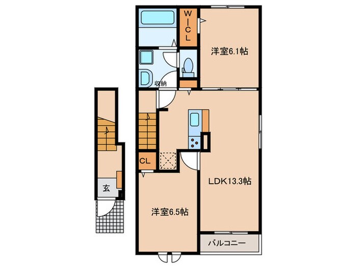 さくらヒルズＦの物件間取画像