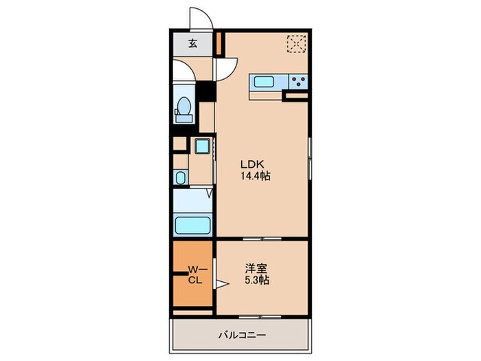 Ｄ-Ｒｅｓｅｎａ和田の物件間取画像