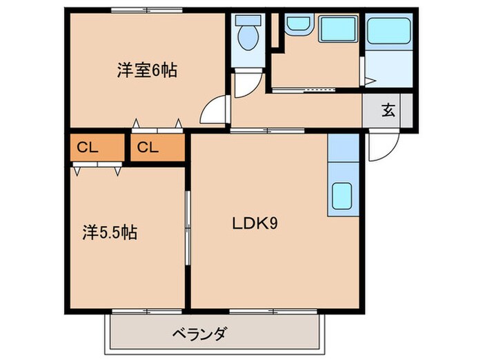 ロイヤルシティ本城の物件間取画像