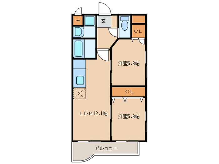 小芝ビルの物件間取画像