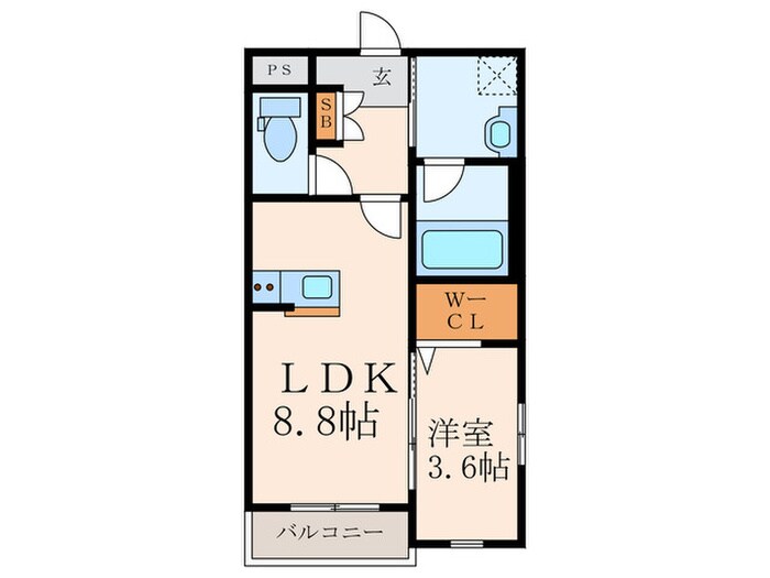 プレステ－ジ熊谷の物件間取画像