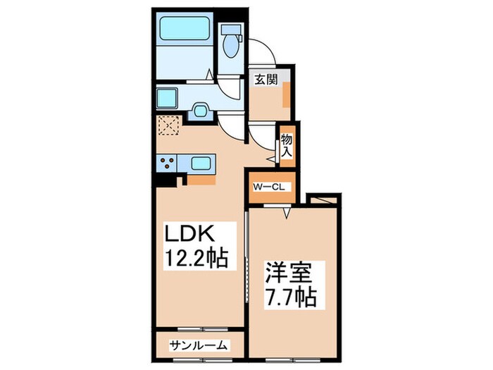 カーサ・フォレスタAの物件間取画像