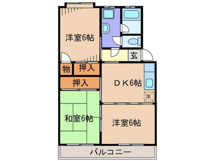 物件間取画像