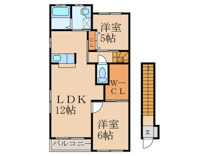 シャーメゾン石原の物件間取画像