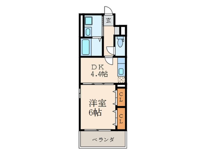 ラ・アヴェニ－ルの物件間取画像