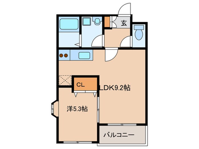 ルピエ警固の物件間取画像