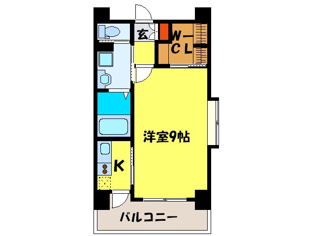 エルスタンザ天神東の物件間取画像