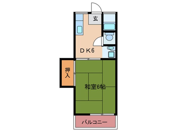 シャトル安部の物件間取画像