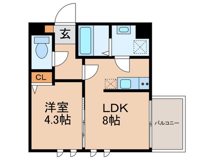 レヴァレント黒崎の物件間取画像