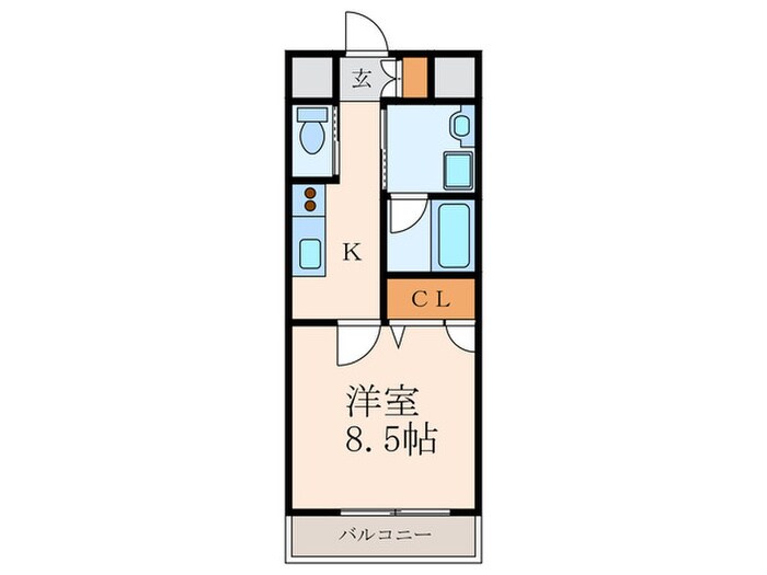 ラフィ－ネ到津学園通りの物件間取画像