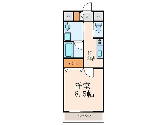 ラフィ－ネ到津学園通りの物件間取画像