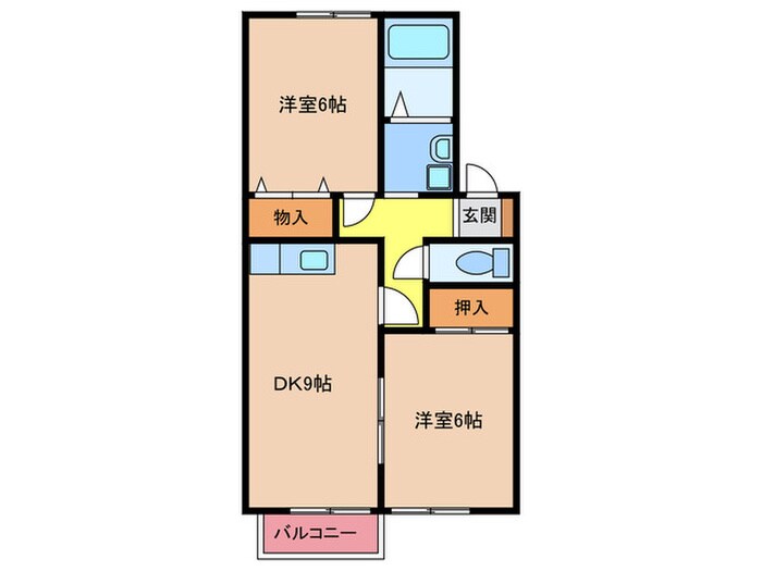 セジュ－ル南風の物件間取画像