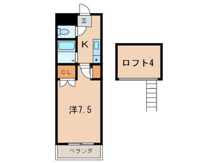 シティルーム都の物件間取画像