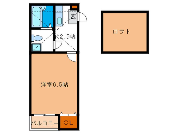 ベネフィスタウン六本松５の物件間取画像