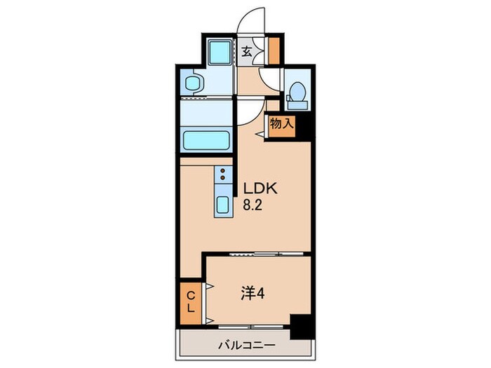 レジェンド紺屋町の物件間取画像