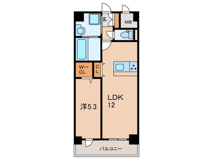 レジェンド紺屋町の物件間取画像