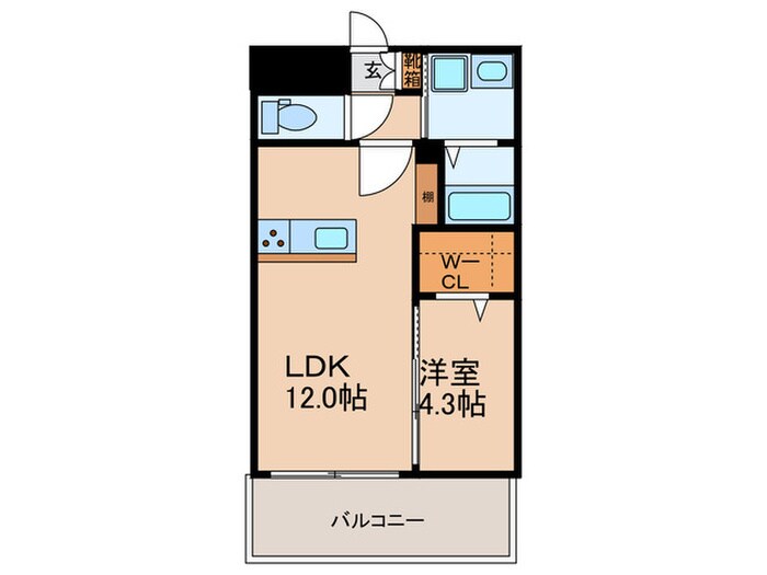 KL TOJIN EASTの物件間取画像