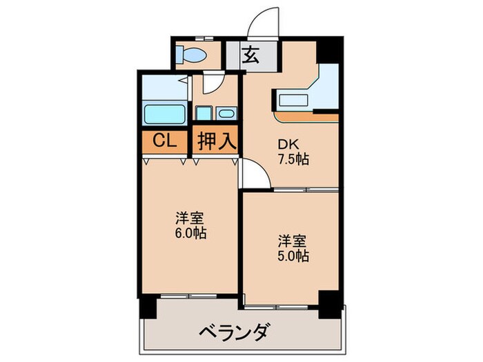 ニッセイ・ディーセント小笹の物件間取画像