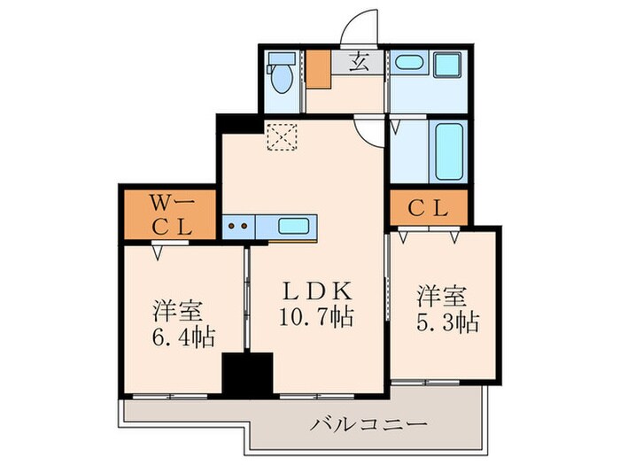 仮）クレスト西小倉の物件間取画像