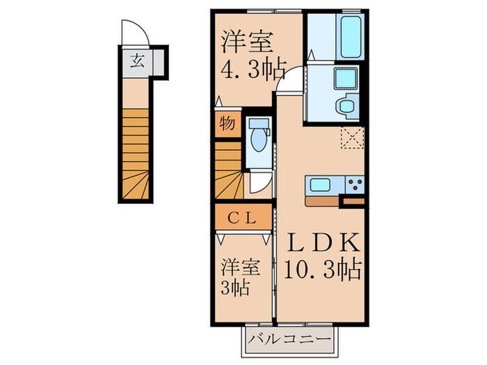 デッセ　リコの物件間取画像