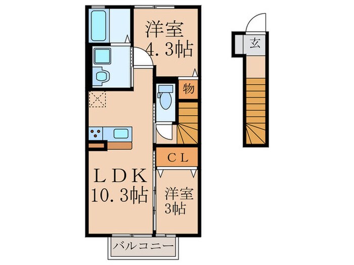 デッセ　リコの物件間取画像