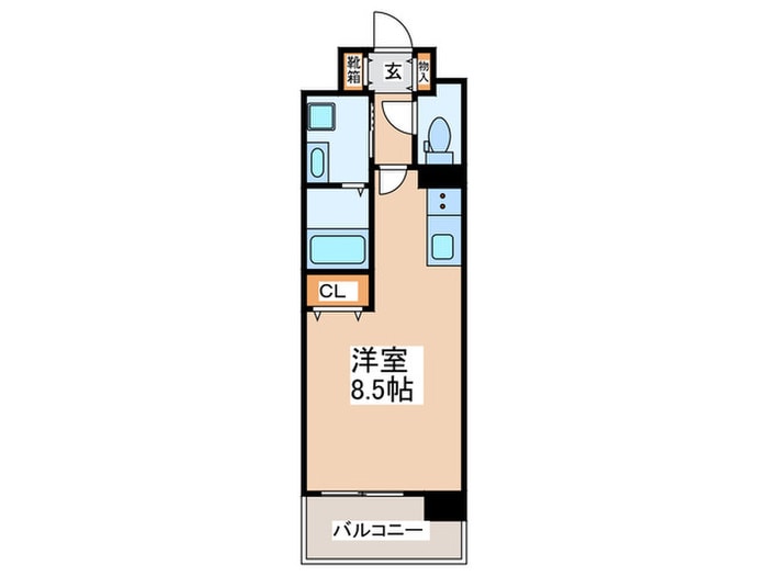 レブリアント鳥栖の物件間取画像