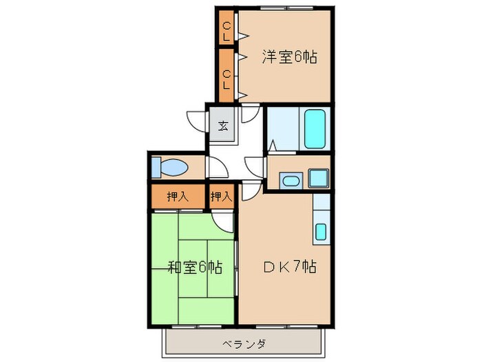 レイクヒルＫＡＳＡの物件間取画像