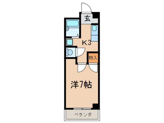 杣ハイツの物件間取画像