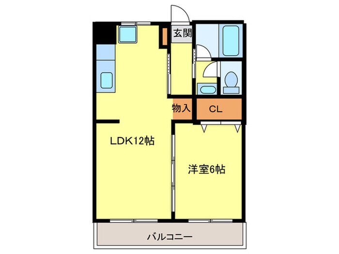 貞方第２ビルの物件間取画像